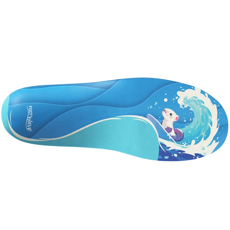 FootWave Kids Supi, orthopädische Einlagen, funktionelle Valgität der Füße und Knie, Plattfuß, Small Kids, 30-31, 1 Paar
