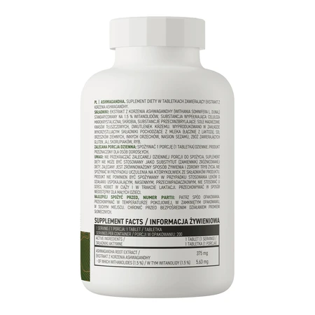 OstroVit Ashwagandha, 200 tablets