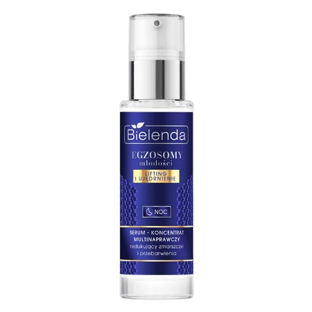 Bielenda Exosomes of Youth, multi-herstellend serum-concentraat voor de nacht, vermindert rimpels en verkleuring, 30 ml