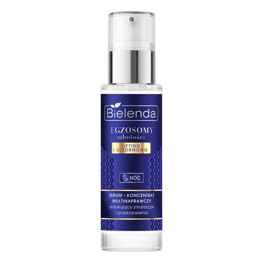Bielenda Exosomes of Youth, multi-herstellend serum-concentraat voor de nacht, vermindert rimpels en verkleuring, 30 ml