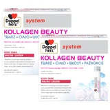 Doppelherz System Kollagen Beauty Set, Himbeer- und Heidelbeergeschmack, 2 x 30 Ampullen