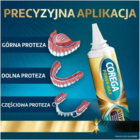 Corega Power Max Supreme All-In 1, cremă de fixare pentru proteze dentare, neutră, 40 g