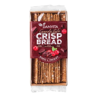 Knapperig brood met bessen en chocolade Granola, 130 g, Danvita