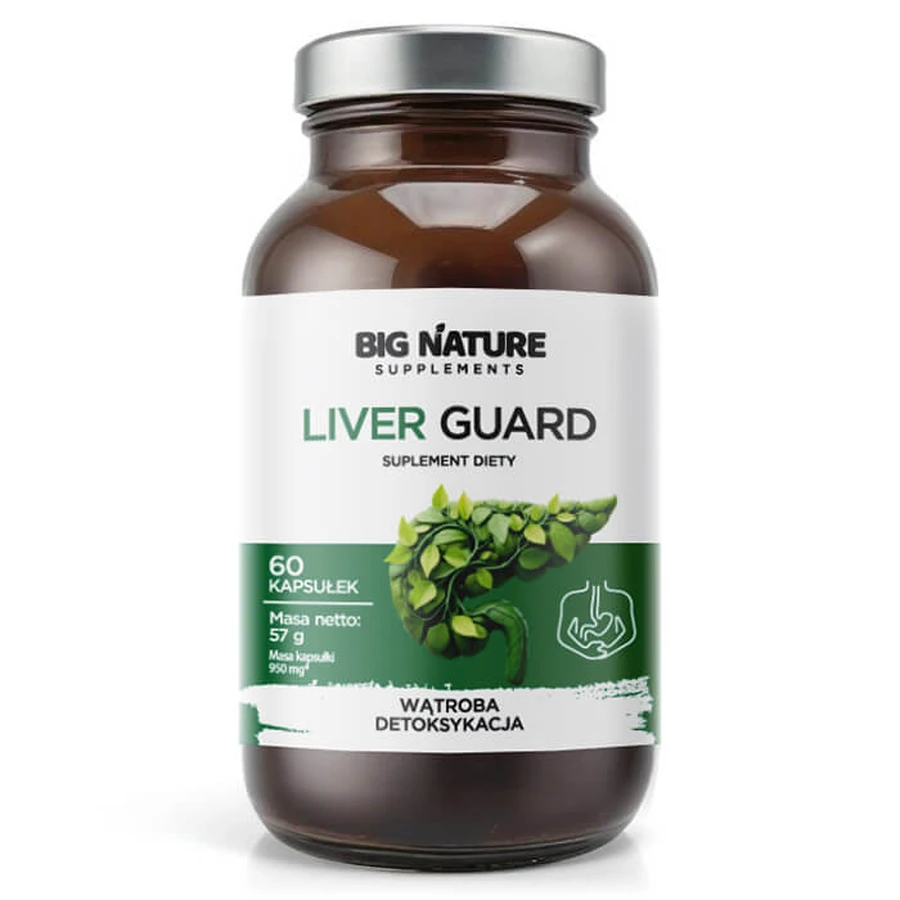 Big Nature Lever Beschermer, 60 capsules