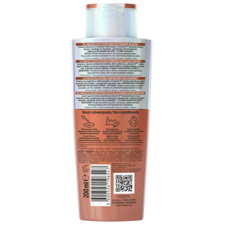 L'Oreal Elseve Growth Booster, hair loss strengthening shampoo, 200 ml