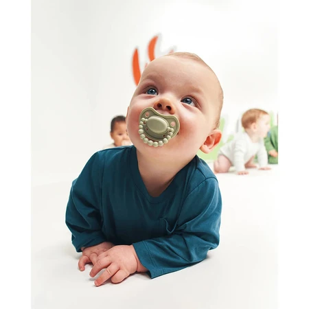 Luu Kids, suzetă, poziționare, silicon, Seaside Grass, de la 6 luni, 1 buc