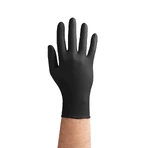 EasyCare Nitrile, mănuși din nitril, nesterile, fără pudră, negre, mărimea S, 100 bucăți