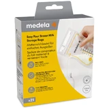 Medela Easy Pour, Aufbewahrungsbeutel für Muttermilch, 25 Stück
