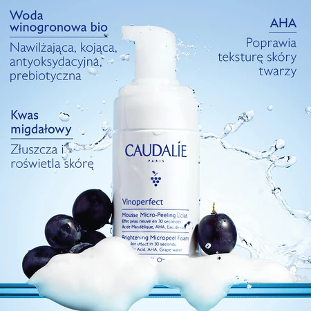 Caudalie Vinoperfect Bright Micropeel, micropolijstschuim, 100 ml