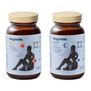 Health Labs MagneMe Men Dag, 60 capsules + Nacht, 60 capsules kit