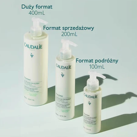 Caudalie Vinoclean, Mandel-Make-up-Entferner-Milch, 400 ml