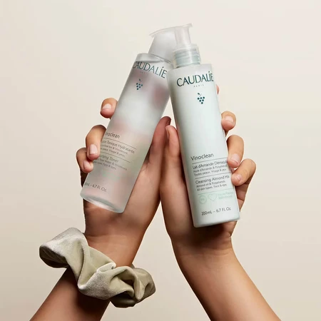 Caudalie Vinoclean, Mandel-Make-up-Entferner-Milch, 400 ml