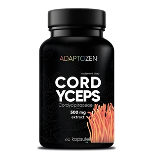 Adaptozen Cordyceps 500 mg, 60 capsules