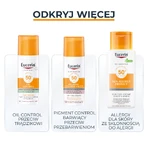 Eucerin Sun Protection Oil Control, gel-crema protector del color, ligero, FPS 50+, 50 ml