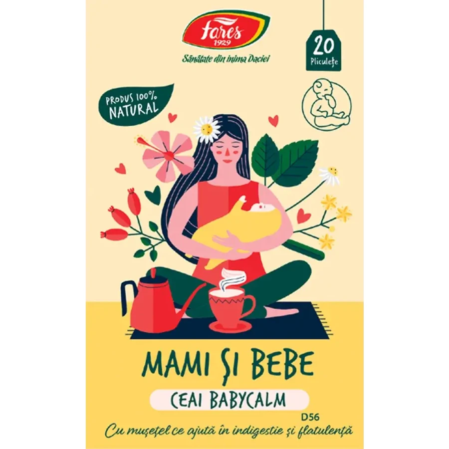 Babycalm tea, 20 sachets, Fares