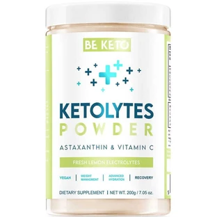 Ketolytes Electrolytes Electrolytes Powder - Fresh Lemon 200g BeKeto BeKeto