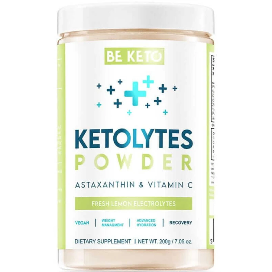 Ketolytes Electrolytes Electrolytes Powder - Fresh Lemon 200g BeKeto BeKeto: ceny i cechy