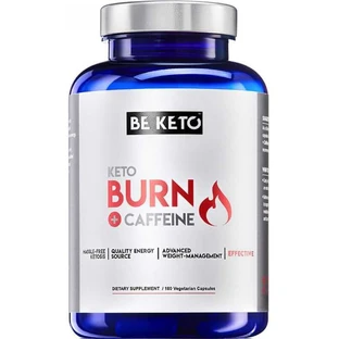 Keto Burn con caffeina - bruciatore di grassi - 180 capsule BeKeto