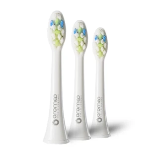 Końcówki do szczoteczki sonicznej Oromed ORO-SONIC NEXT white, 3 sztuki
