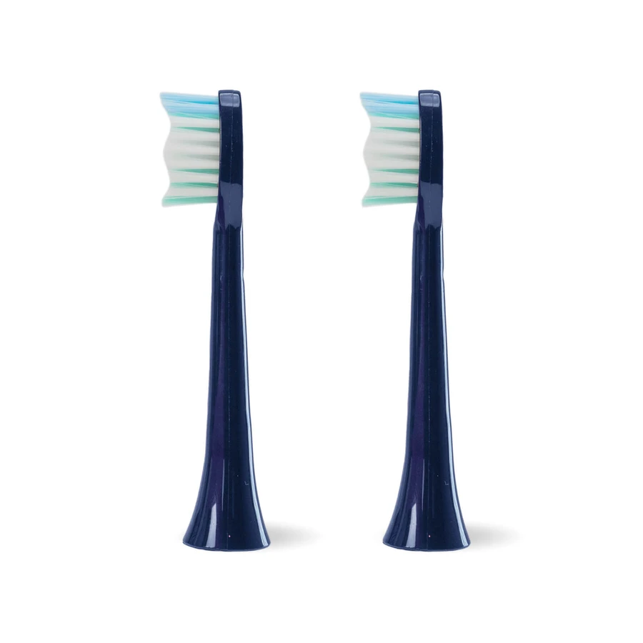Oromed ORO-SONIC X PRO Schallzahnbürstenaufsätze navy blau, 2 Stück