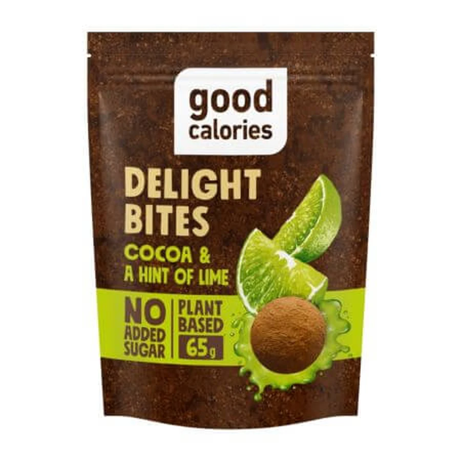 Sn Snack based on dates with cocoa and lime oil, 65 g, Good Calories
