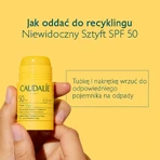 Caudalie Vinosun Protect, onzichtbare stick met hoge bescherming, SPF 50, 15 g + onzichtbare, lichte crème met zeer hoge bescherming, SPF 50+, 20 ml gratis