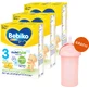 Set Bebiko Junior 3 Nutriflor Expert, nährstoffreiche Milchnahrung, ab 1 Jahr, Vanillegeschmack, 3 x 600 g + Boon, Swig Strohhalm-Bidon, 265 ml gratis