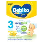 Set Bebiko Junior 3 Nutriflor Expert, nährstoffreiche Milchnahrung, ab 1 Jahr, Vanillegeschmack, 3 x 600 g + Boon, Swig Strohhalm-Bidon, 265 ml gratis
