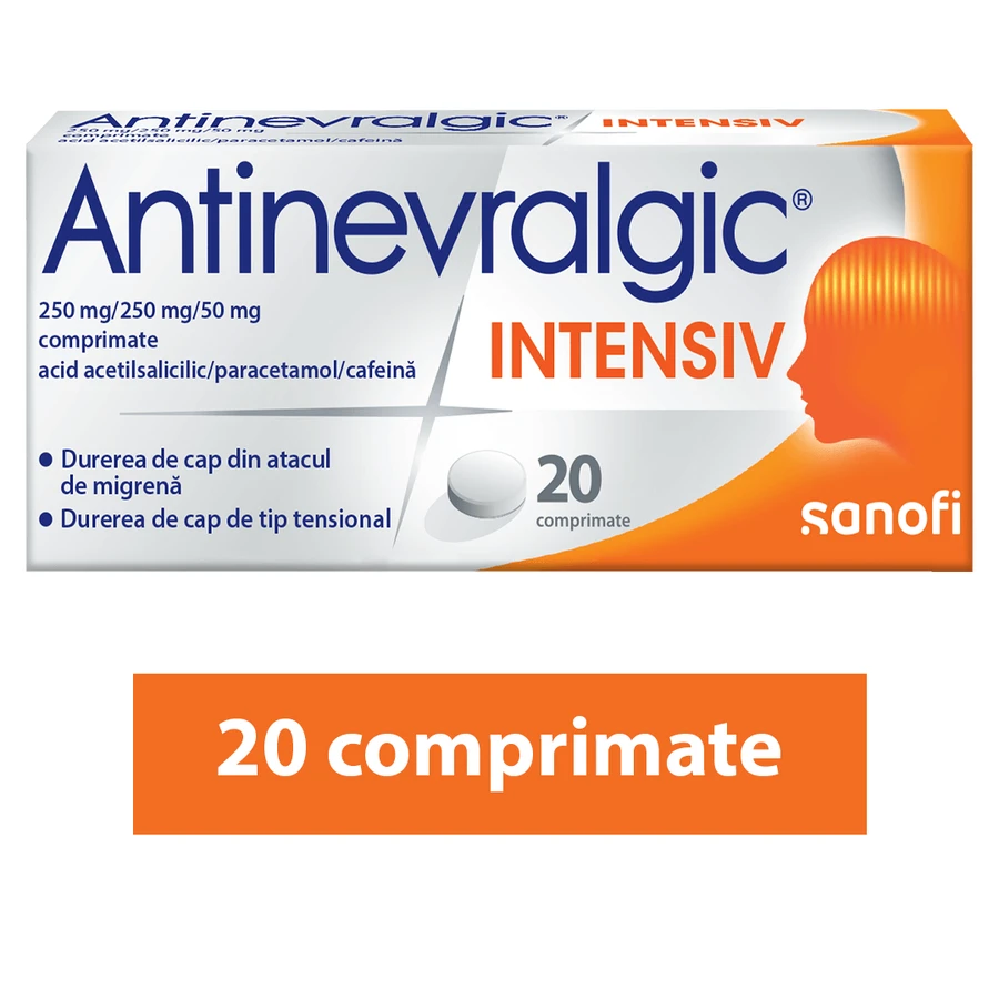 Antinevralgic Intensiv, 20 tabletten, Sanofi