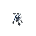 Dr. Happy 4 Wheeled Folding Rollator with Seat and Height Adjustable Support Handles JL9188LH
