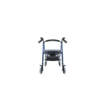 Dr. Happy 4 Wheeled Folding Rollator with Seat and Height Adjustable Support Handles JL9188LH