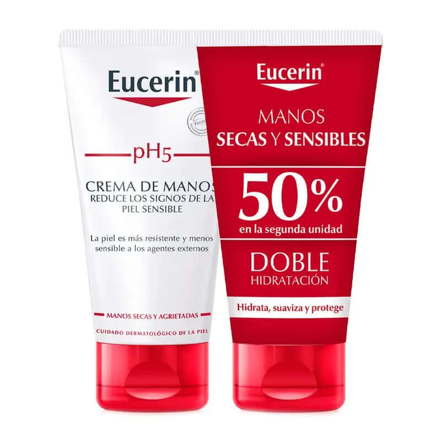 Eucerin DUPLO Crème pour les Mains 2 x 75ml