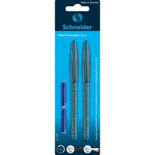 Set Pen + Roller + 2 Opus vullingen, Groen, Schneider, Schneider