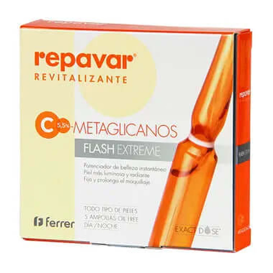 Repavar Revitlizante Metaglicanos Flash Effect Extrem, 5u