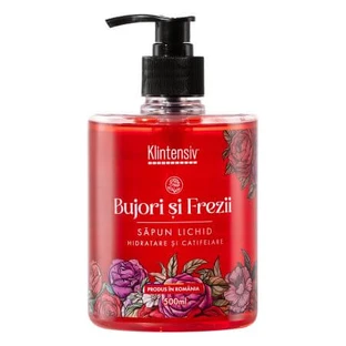 Flüssigseife mit Duft von Pfingstrosen und Freesien, 500 ml, Klintensiv