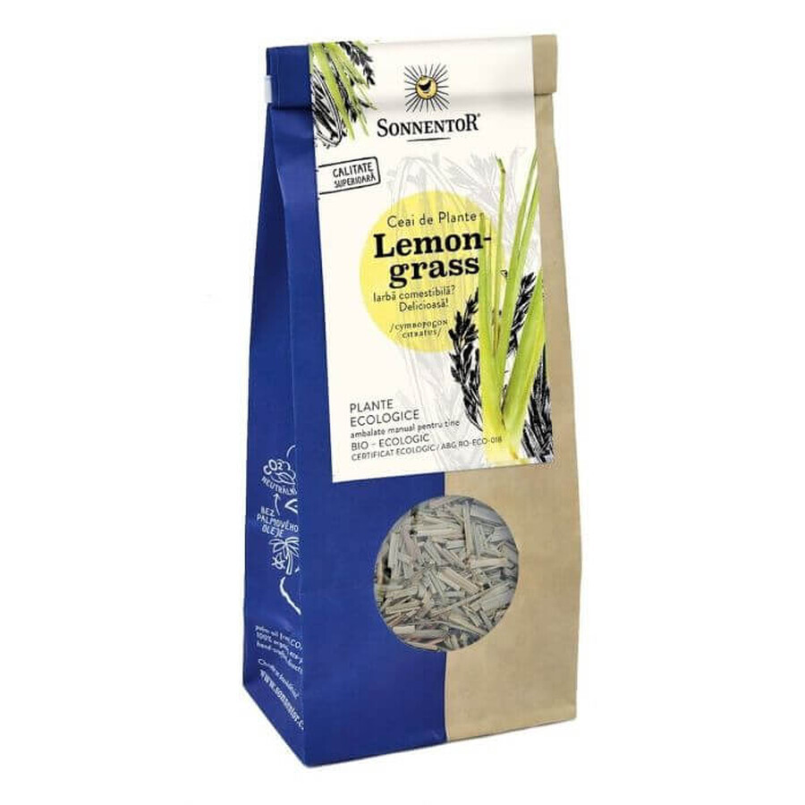 Organic Lemongrass Herbal Tea, 80 g, Sonnentor