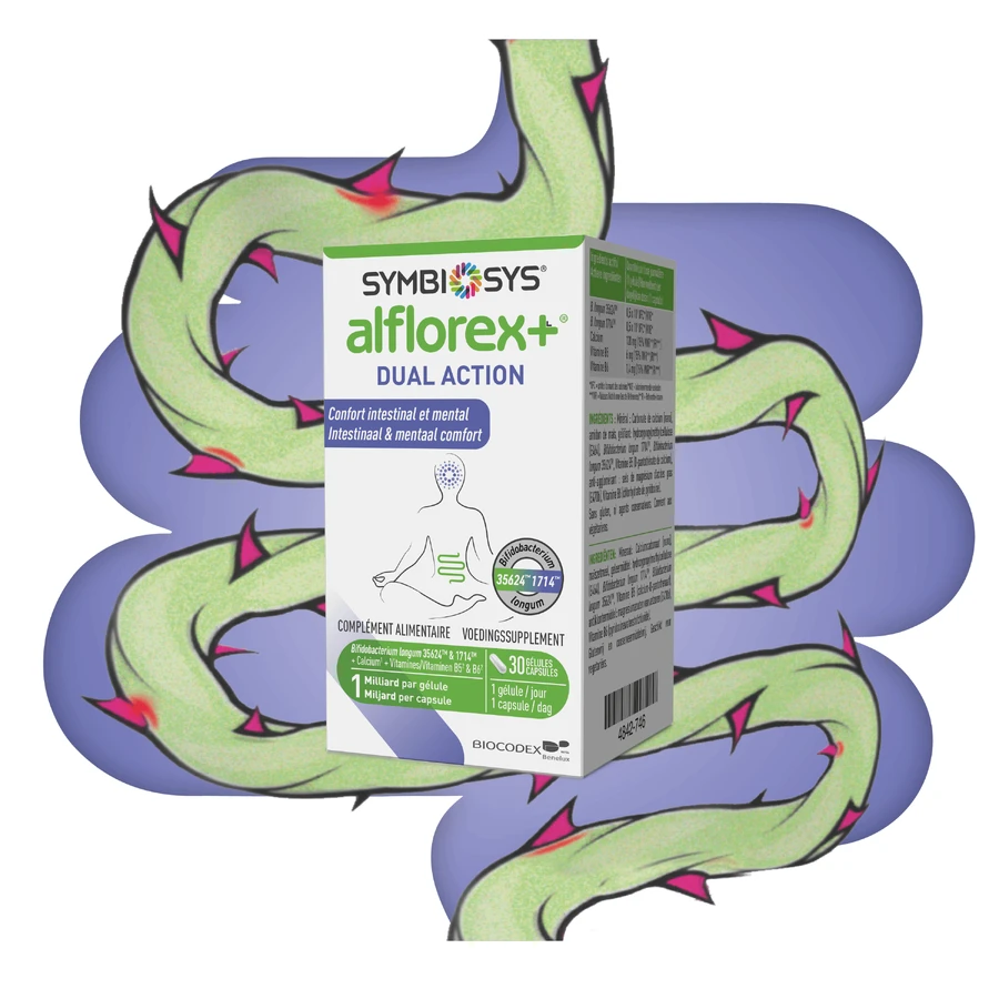 Symbiosys Alflorex doble acción, 30 cápsulas