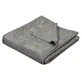 BabyMatex, bamboo blanket with decorative balls Accent, 80 cm x 100 cm, dark grey