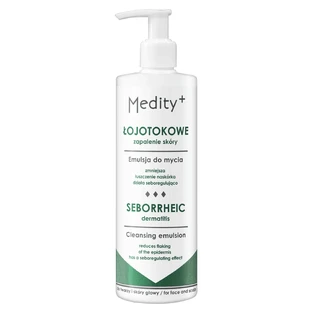 Ava Medity+ Dermatite séborrhéique, émulsion nettoyante pour le visage et le cuir chevelu, 200 ml