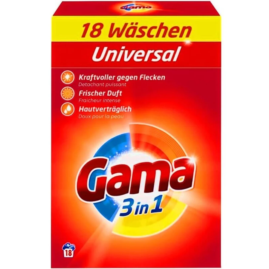 Gama, Allzweck-Waschpulver, 1,08 kg