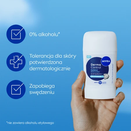 Nivea Derma Control Defend, antitranspirant, stick, 50 ml