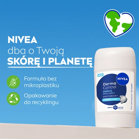 Nivea Derma Control Defend, antitranspirant, stick, 50 ml