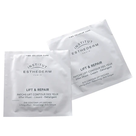 Esthederm Lift & Repair, plasturi de ridicare a conturului ochilor, plasturi de ridicare a ochilor, 10 pliculețe