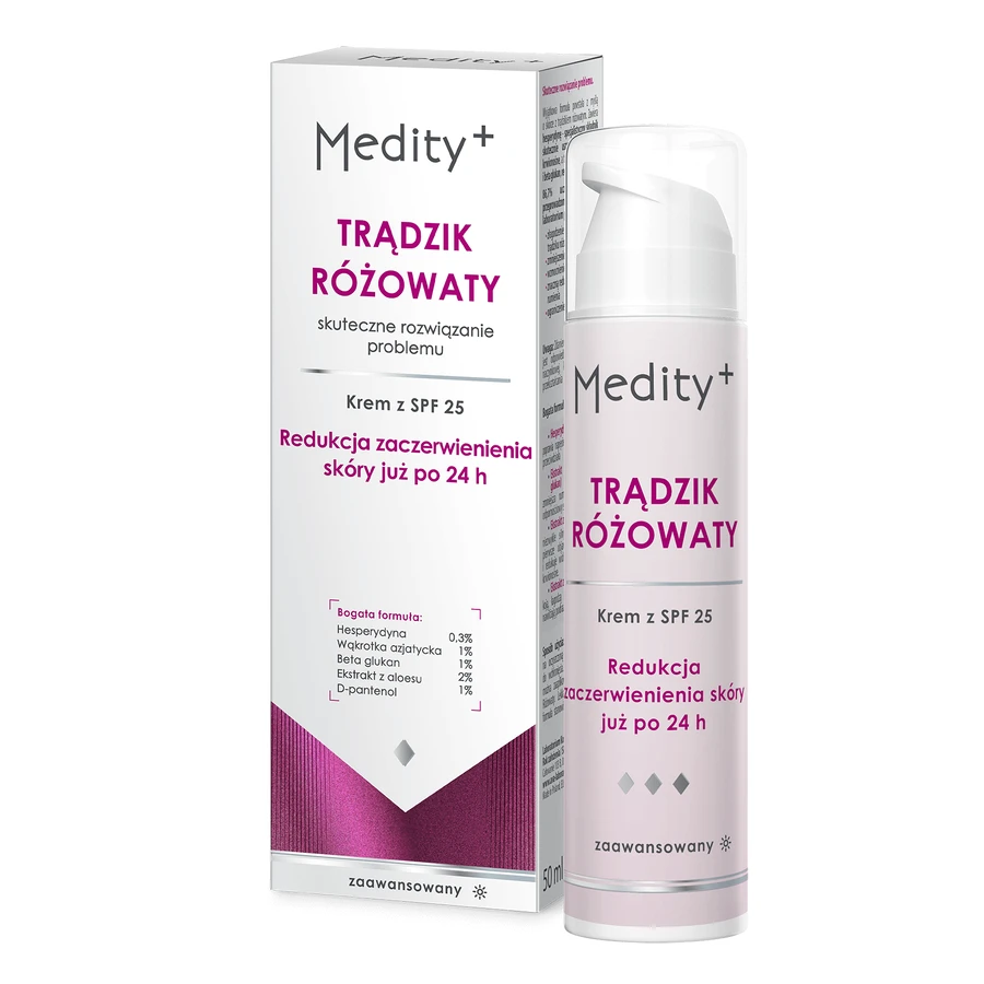Ava Medity+ Rosacea, Gesichtscreme, Tagescreme, SPF 25, 50 ml