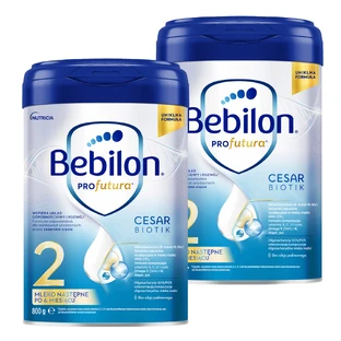 Bebilon Profutura CesarBiotik 2 Kit, Folgemilch, nach 6 Monaten, 2 x 800 g