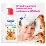 Bambino Kids, gel de spălare pentru corp și păr 2 în 1, surykats, de la 1 an, 1 l