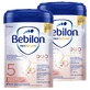 Set Bebilon Profutura DuoBiotik 5, nährstoffreiche Milchnahrung, für Vorschulkinder, 2 x 800 g