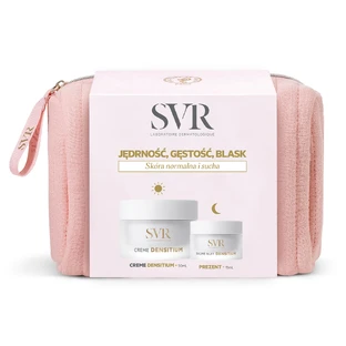 SVR Densitium Creme Reno set, anti-verouderingscrème, 50 ml + nachtlotion, 15 ml + cosmetisch tasje als geschenk