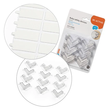 BabyOno, meubelbeschermer, hoeken, 12 stuks
