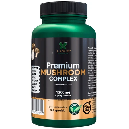 Lanco Nutritions Premium Complejo de Setas, 60 cápsulas